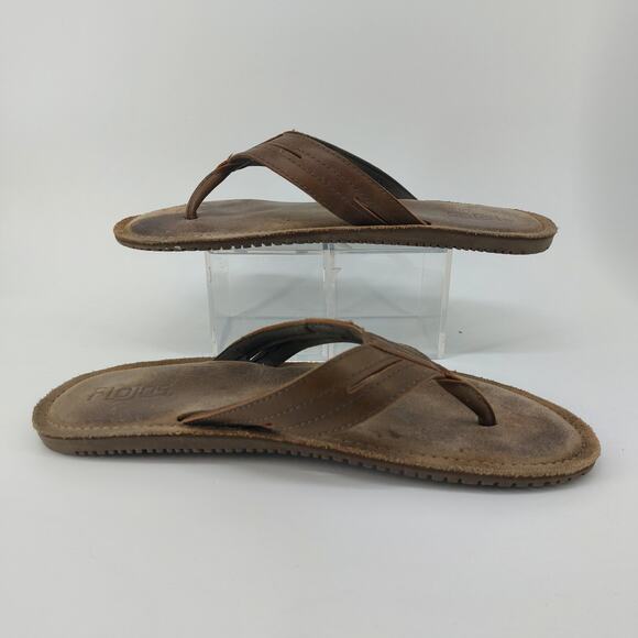 Flojos Mens Brown Suede Sandals Leather Summer Size 13? - Picture 3 of 8